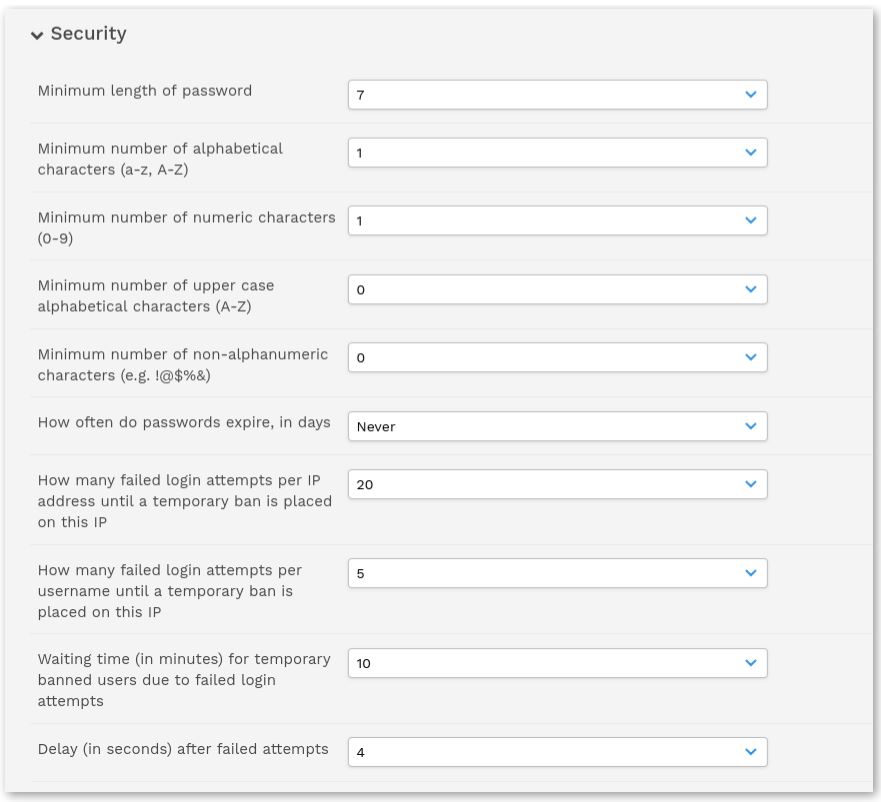 Security-settings