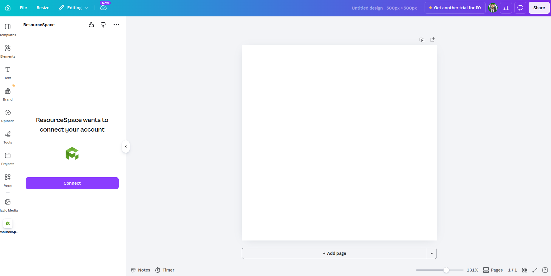Connect Canva