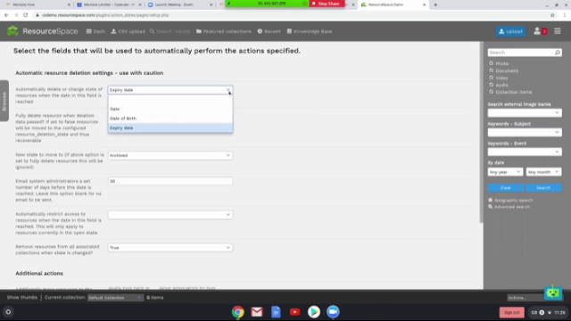 Restrict access to assets with Action Dates