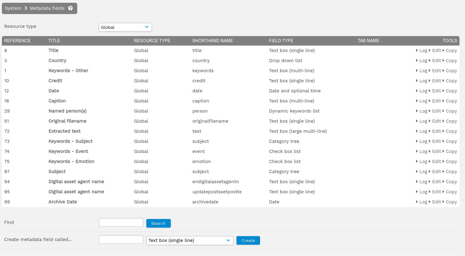 Creating Metadata