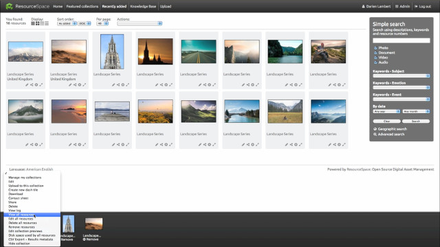 How to use ResourceSpace Collections