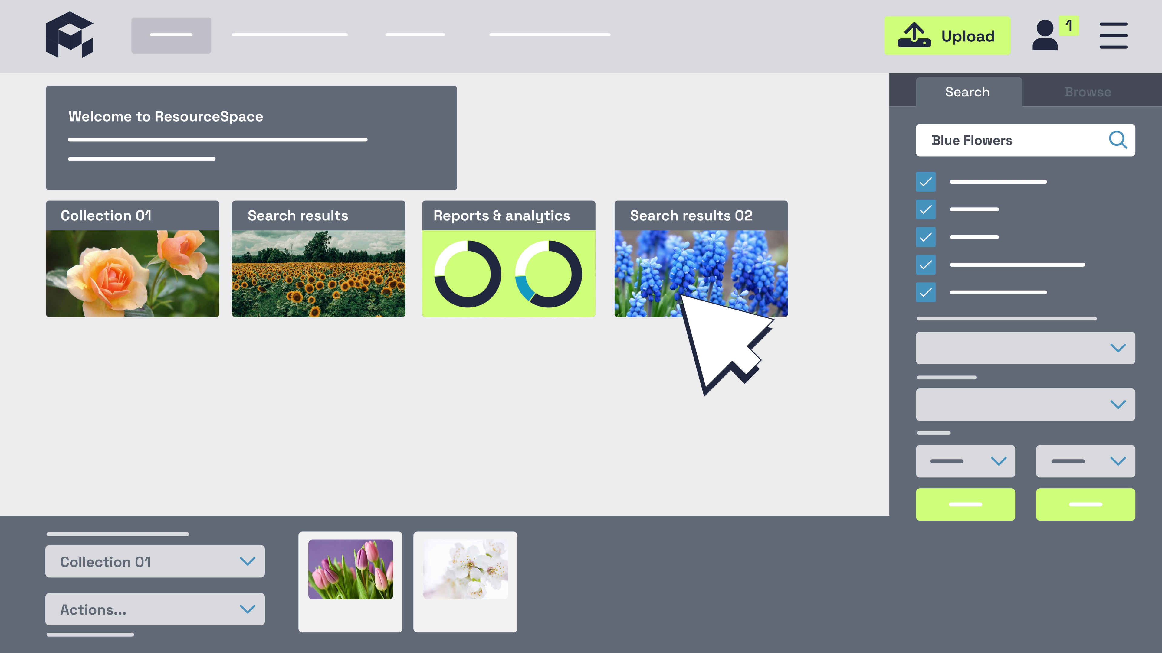 Understanding ResourceSpace Dash Tiles